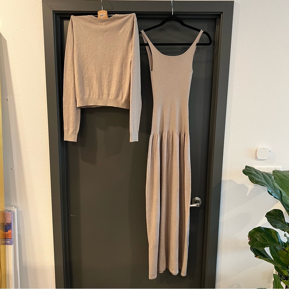 Helsa Maddison Maxi Knit Dress and Shelby Cardigan Size Small - Picture 10 of 11